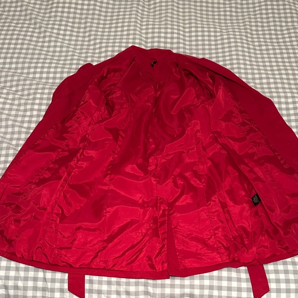 Ambition Red Trench Coat - Picture 8 of 10